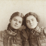 Portrait of two girls