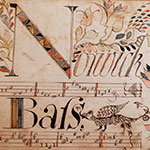 Southern and Western American scared music sheet