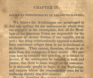 Partial page from Calvin Colton's Abolition a Sedition. Philadelphia: G. W. Donohue, 1839